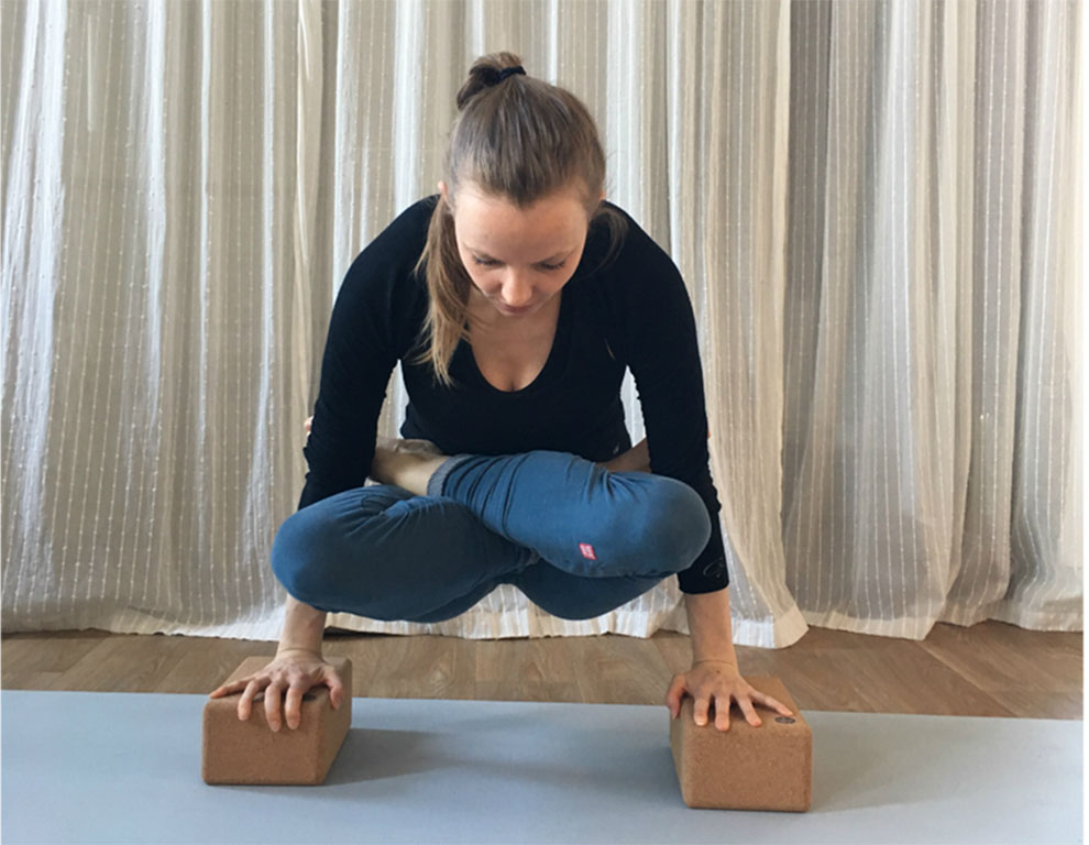 yoga armbalans houding