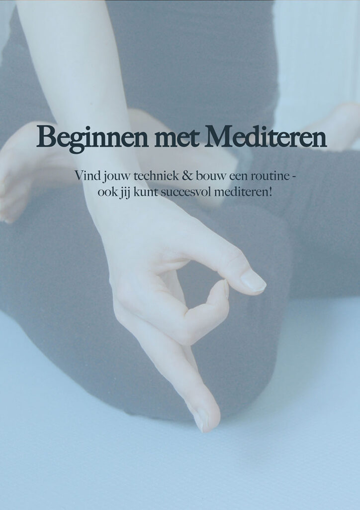 e-book beginnen met mediteren