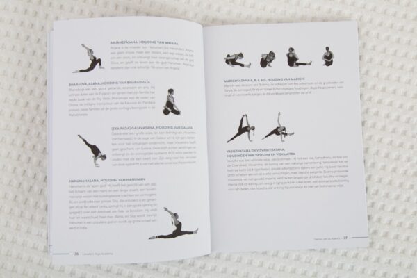 yoga werkboek namen van de asana's